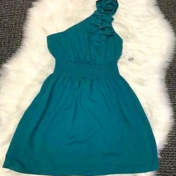 TWENTY-ONE Womens One Shoulder Short Dress, Small - Picture 3 of 3